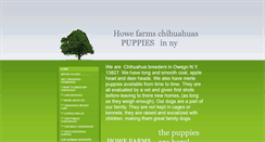 Desktop Screenshot of howefarmschihuahuasandminis.com